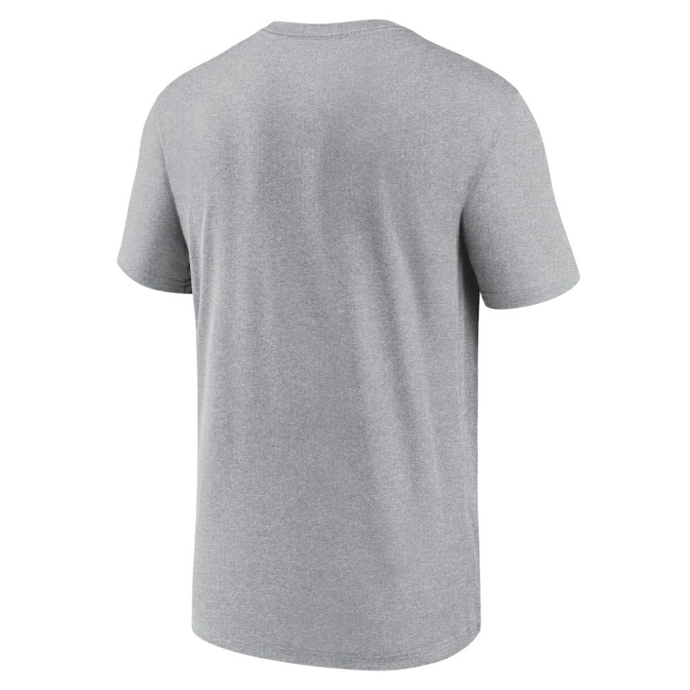 St. Louis Cardinals Arch Baseball Stack Performance T-Shirt - Heather Charcoal | Nike