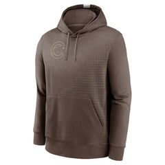 Chicago Cubs Statement Pullover Hoodie - Light Brown | Nike