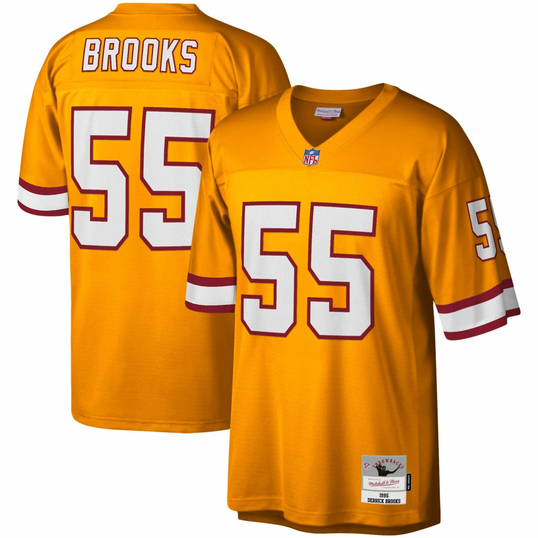 NFL Tampa Bay Buccaneers Derrick Brooks  Big & Tall 1995 Legacy Retired Player Jersey