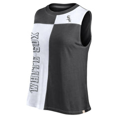 Chicago White Sox Women's Color-Block Tank Top - Black/White