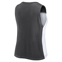 Chicago White Sox Women's Color-Block Tank Top - Black/White