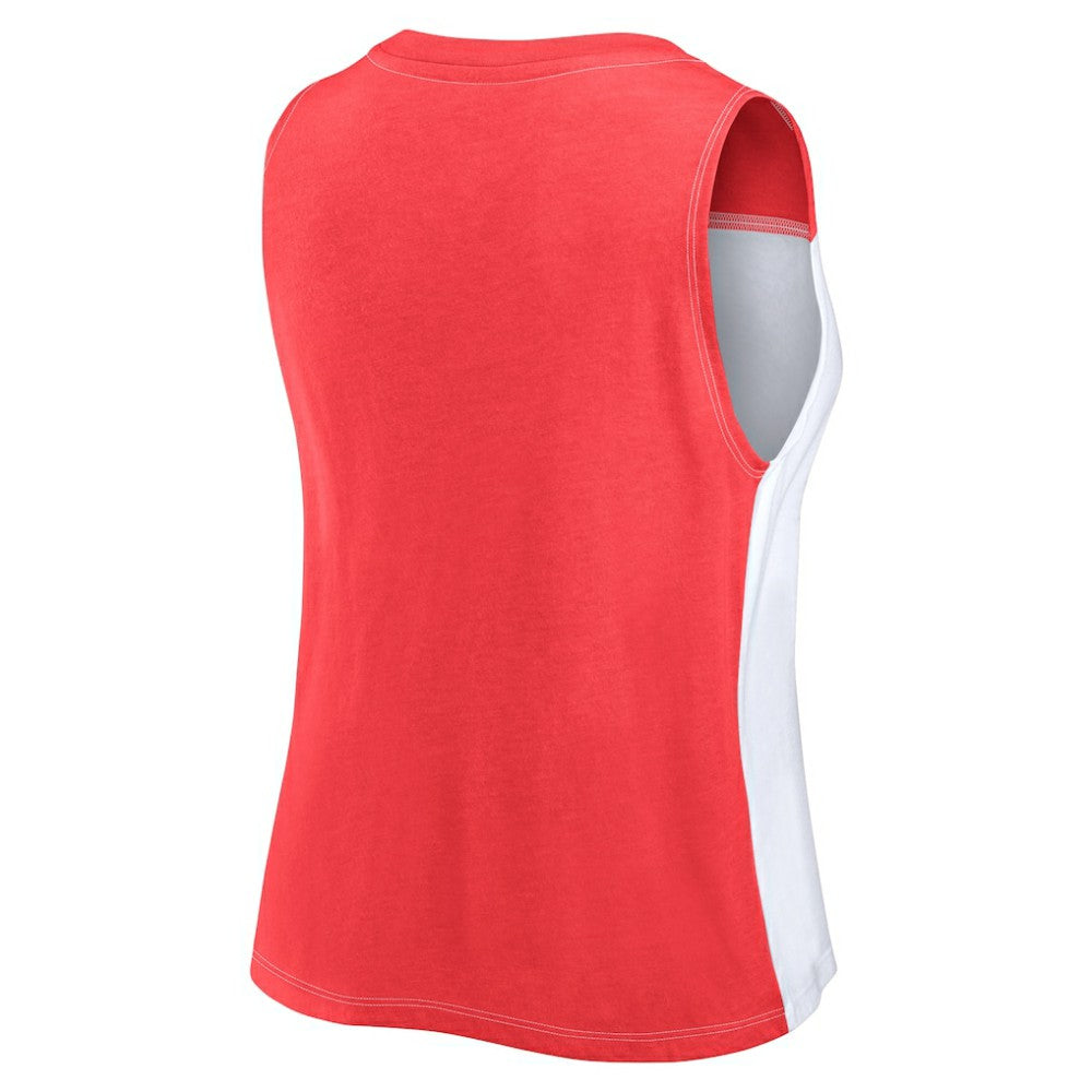 St. Louis Cardinals Women's Color-Block Tank Top - Red/White