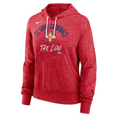 St. Louis Cardinals City Connect Gym Vintage Hoodie - Heather Red | Nike