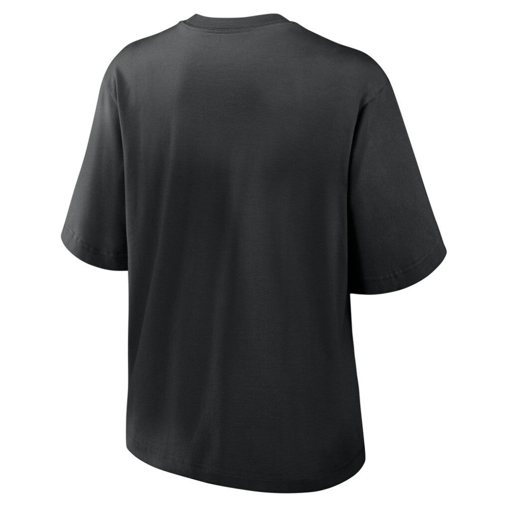 San Francisco Giants Women's Knockout Boxy T-Shirt - Black | Nike