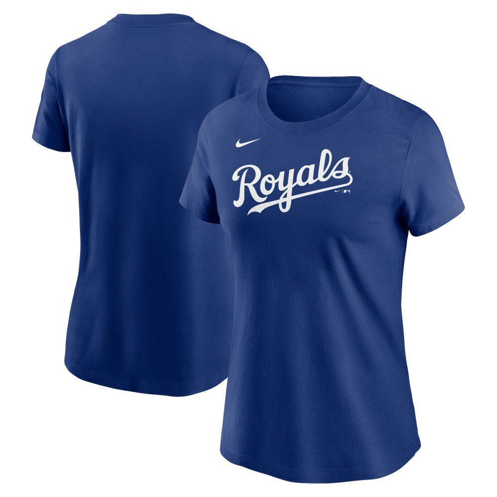 Kansas City Royals Women's Wordmark T-Shirt - Royal | Nike