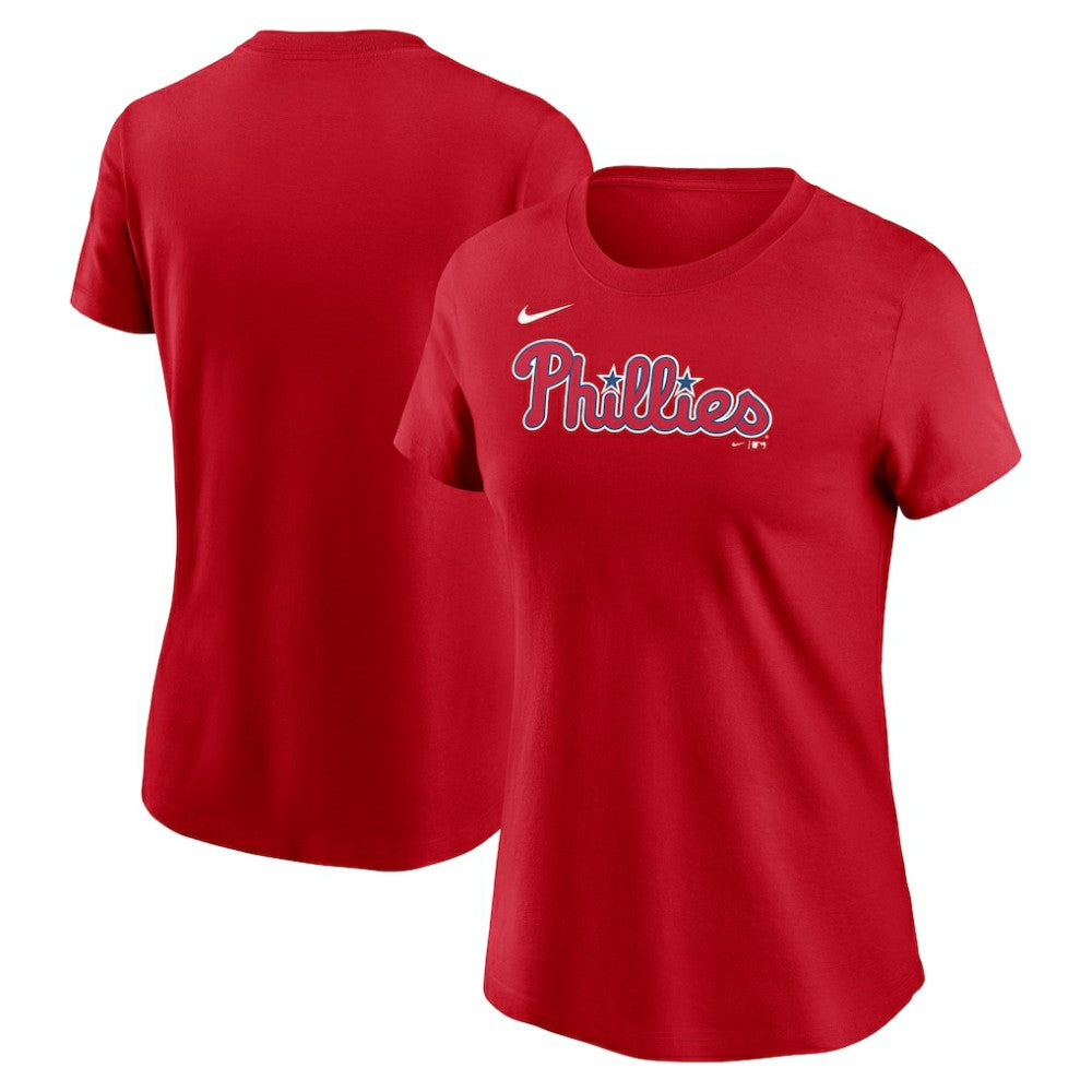 Philadelphia Phillies Women's Wordmark T-Shirt - Red | Nike