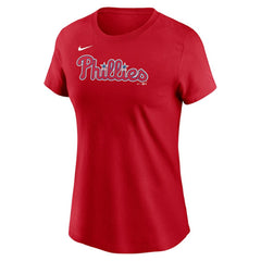 Philadelphia Phillies Women's Wordmark T-Shirt - Red | Nike