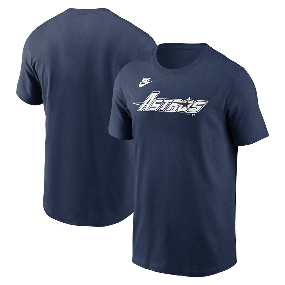 Houston Astros Cooperstown Collection Wordmark T-Shirt - Navy | Nike