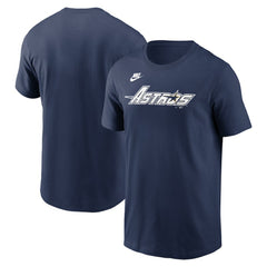 Houston Astros Cooperstown Collection Wordmark T-Shirt - Navy | Nike