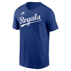 Kansas City Royals Cooperstown Collection Wordmark T-Shirt - Royal | Nike