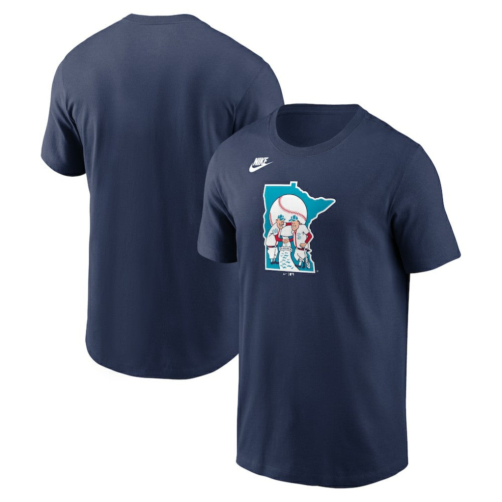 Minnesota Twins Cooperstown Collection T-Shirt - Navy | Nike