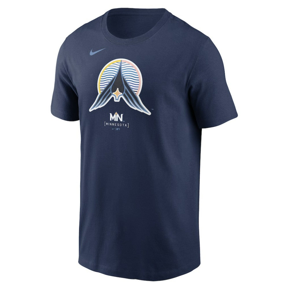 Minnesota Twins 2024 City Connect Large Logo T-Shirt - Navy | Nike