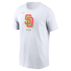 San Diego Padres City Connect Large Logo T-Shirt - White | Nike