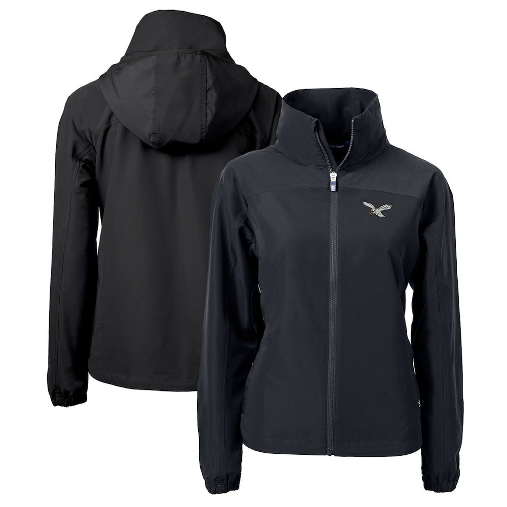 NFL Philadelphia Eagles Cutter & Buck Women's Gridiron Classics Logo Charter Eco Recycled Full-Zip Jacket