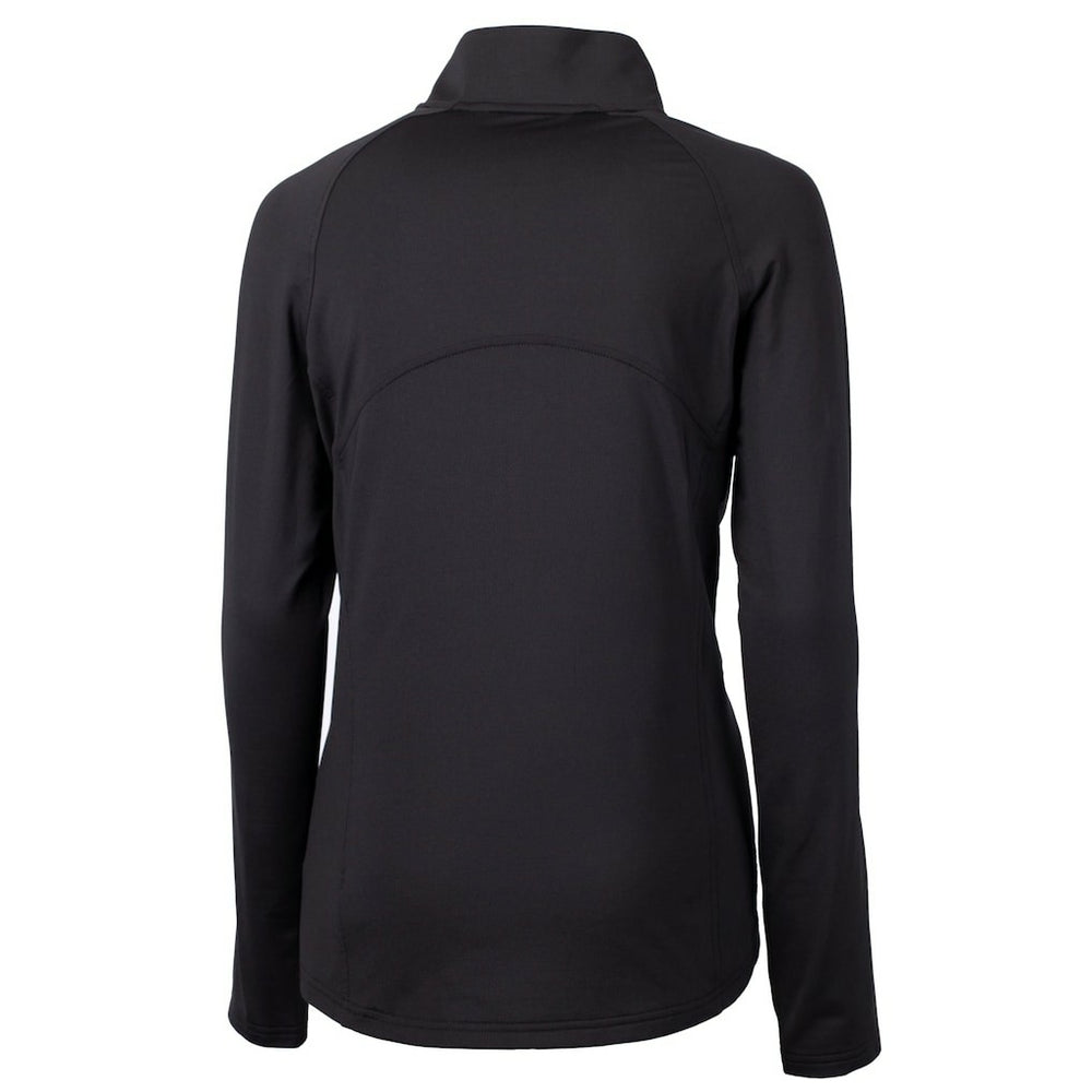 NFL Philadelphia Eagles Cutter & Buck Women's Gridiron Classics Logo Adapt Eco Knit Stretch Recycled Half-Zip Pullover Top