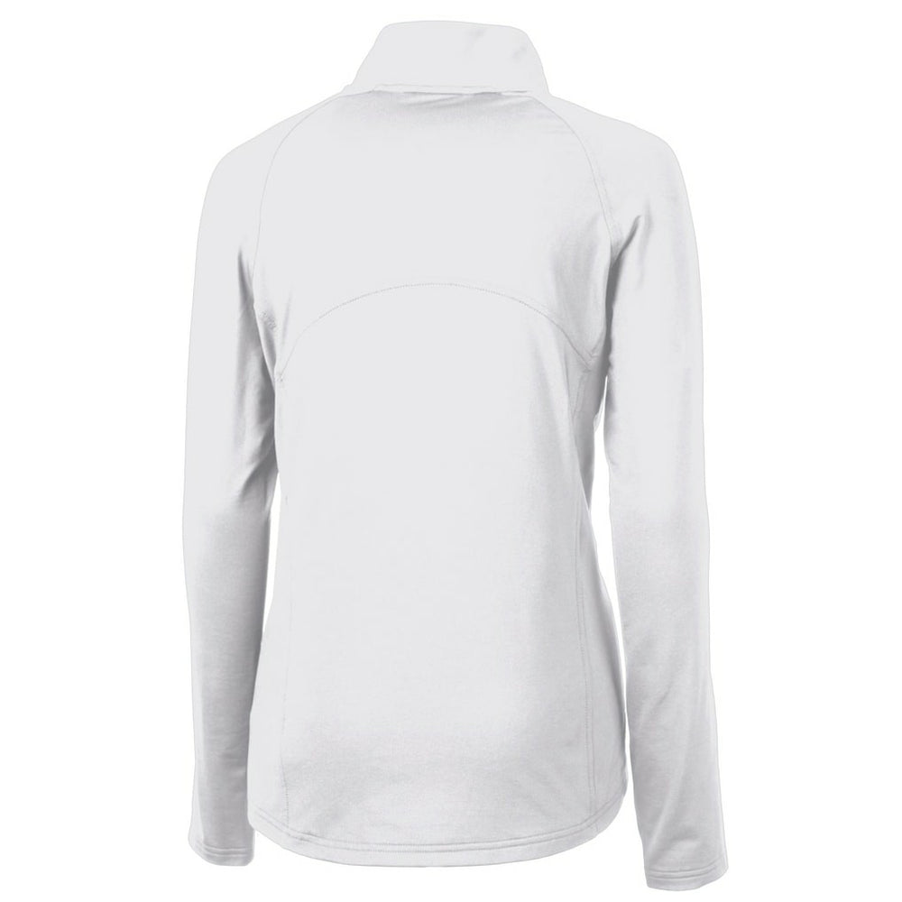 NFL Philadelphia Eagles Cutter & Buck Women's Gridiron Classics Logo Adapt Eco Knit Stretch Recycled Half-Zip Pullover Top