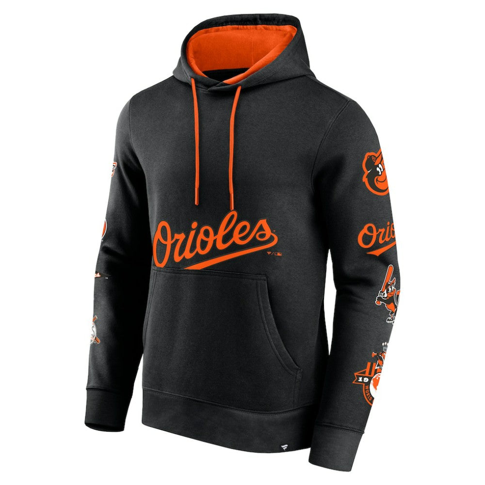 Baltimore Orioles Wild Winner Pullover Hoodie - Black