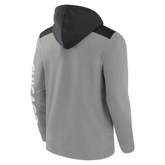 Chicago White Sox Ace Hoodie Full-Zip Sweatshirt - Gray/Black