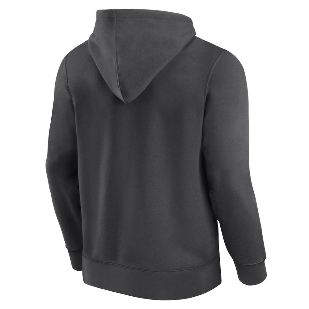 Baltimore Orioles Black Plan for Adversity Henley Fleece Pullover Hoodie