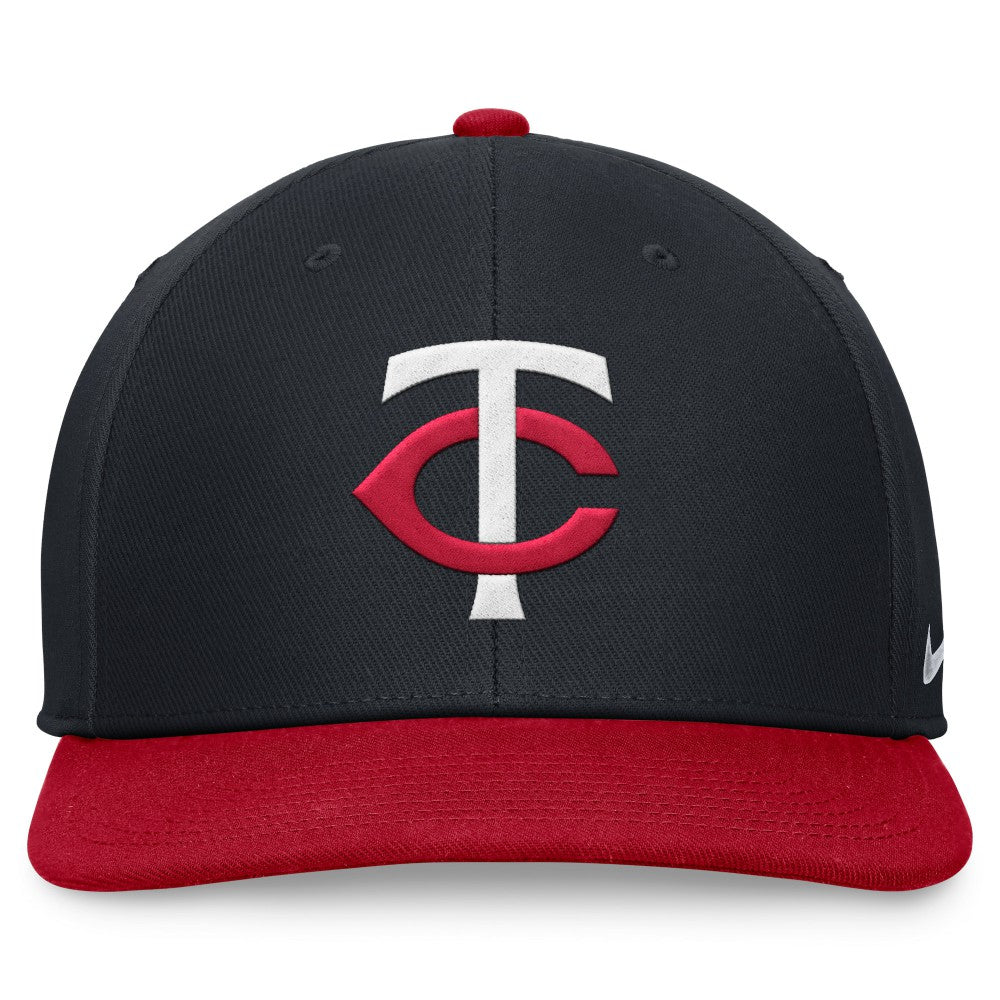 Minnesota Twins Two-Tone Snapback Hat - Navy/Red | Nike