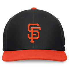 San Francisco Giants Two-Tone Snapback Hat - Black/Orange | Nike