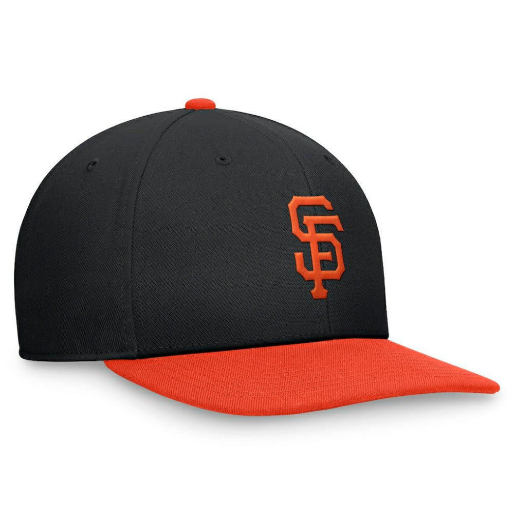 San Francisco Giants Two-Tone Snapback Hat - Black/Orange | Nike