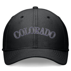 Colorado Rockies Performance Flex Hat - Black | Nike