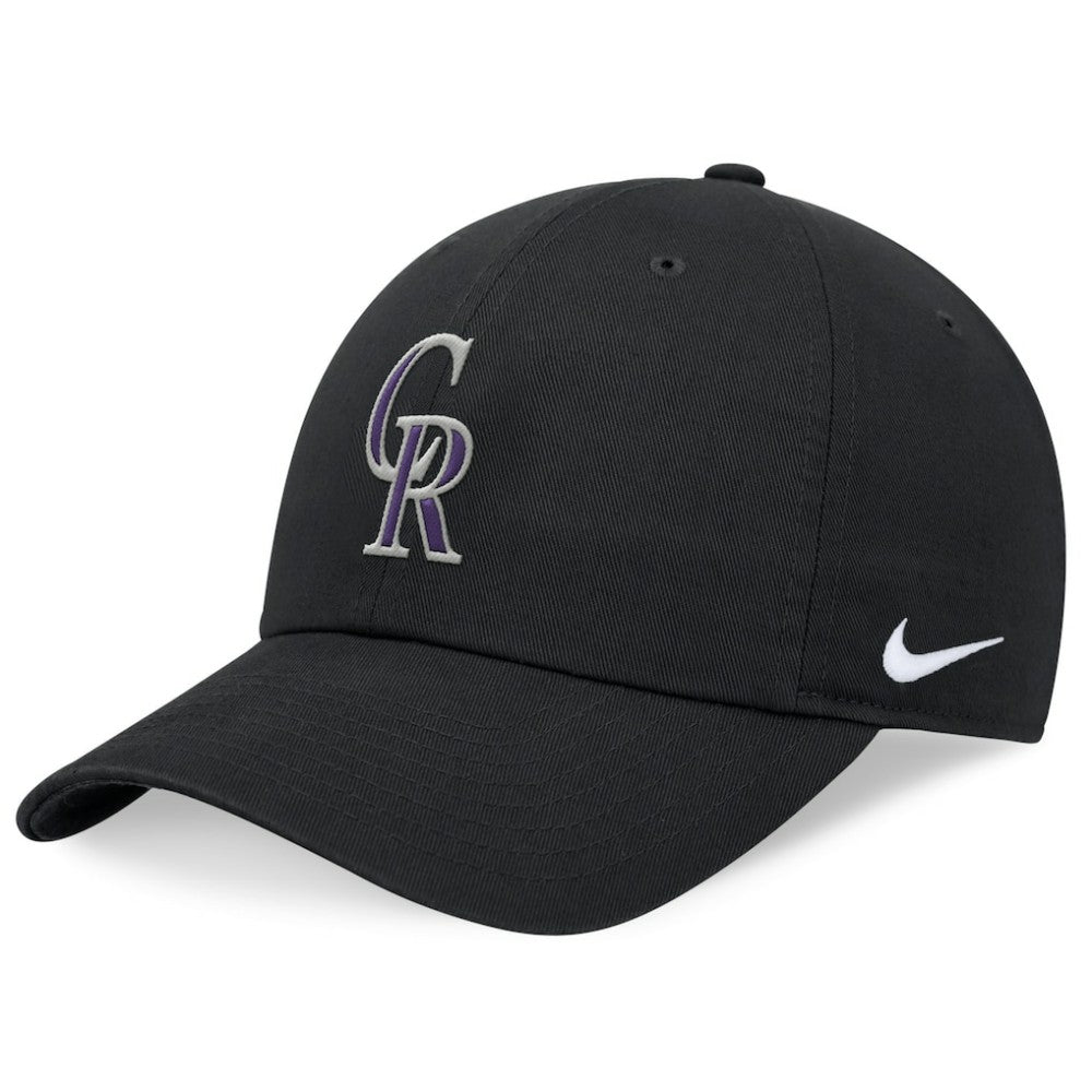 Colorado Rockies Club Adjustable Hat - Black | Nike