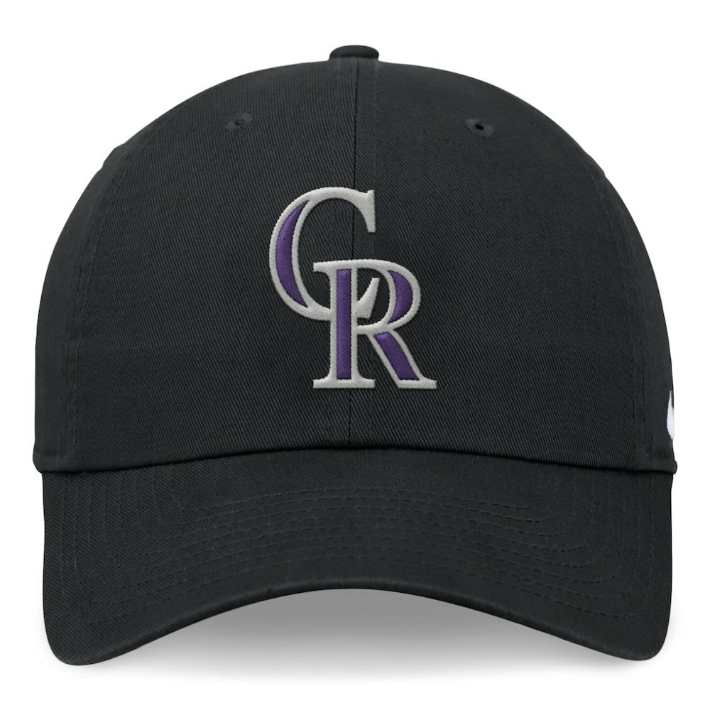 Colorado Rockies Club Adjustable Hat - Black | Nike
