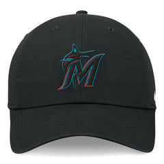 Miami Marlins Club Adjustable Hat - Black | Nike