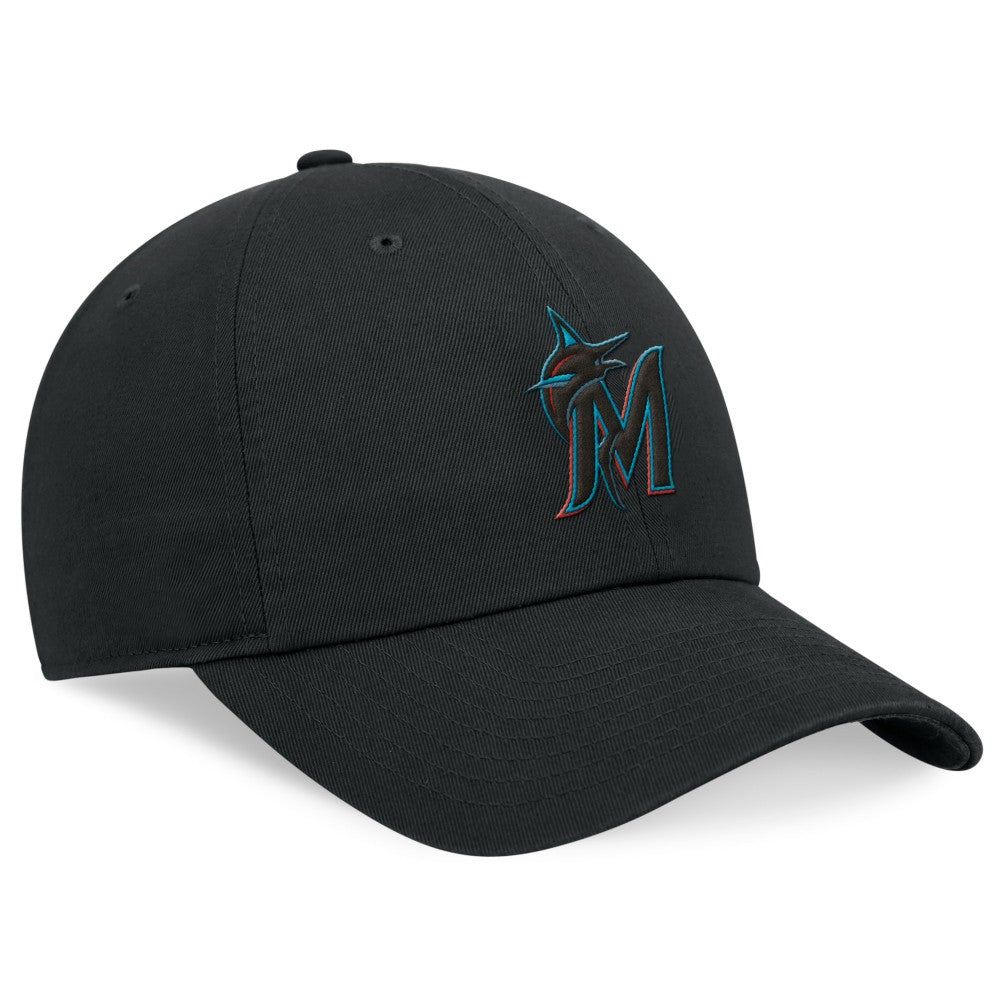 Miami Marlins Club Adjustable Hat - Black | Nike