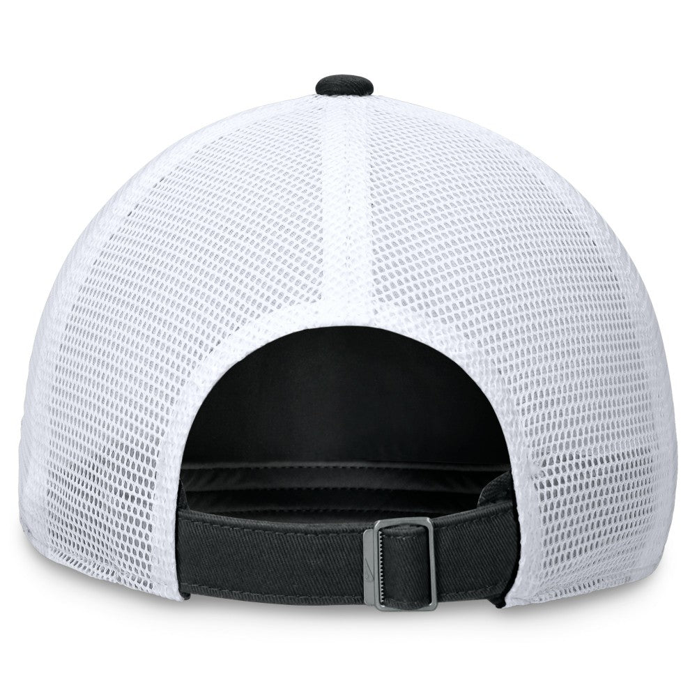 Miami Marlins Wordmark Adjustable Trucker Hat - Black | Nike