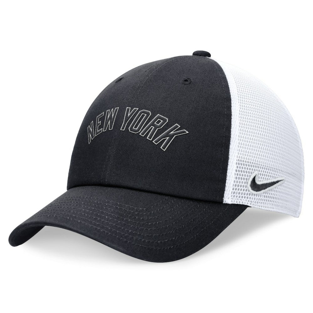 New York Yankees Wordmark Adjustable Trucker Hat - Navy | Nike