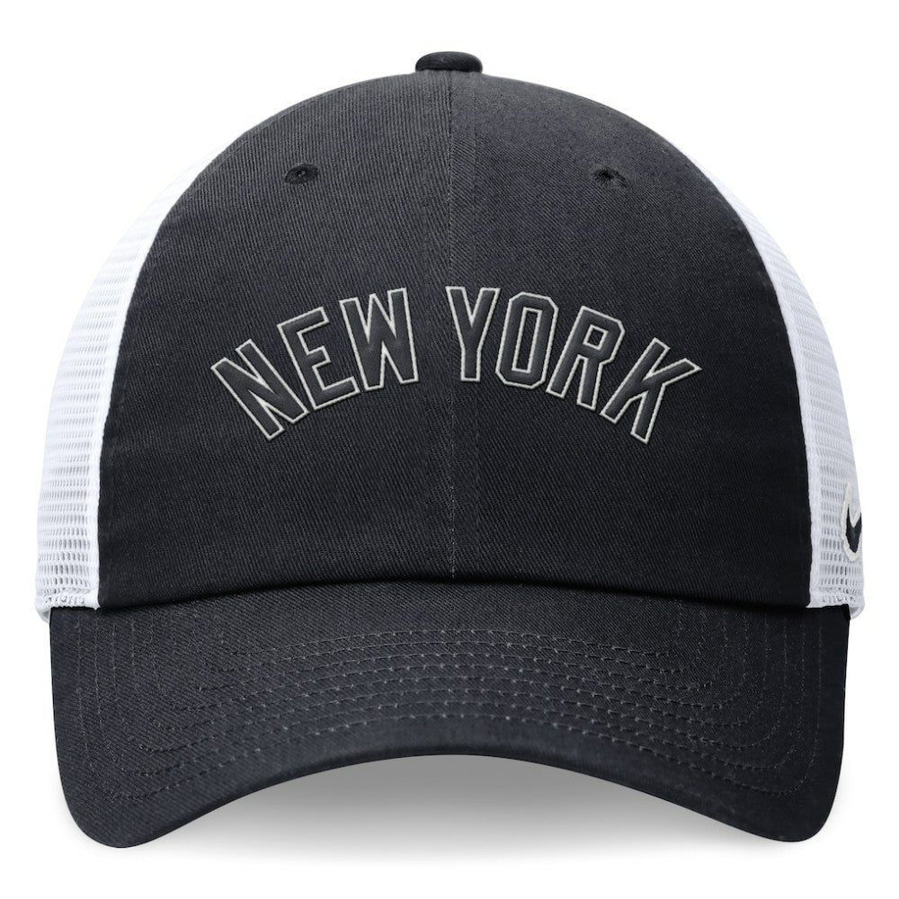 New York Yankees Wordmark Adjustable Trucker Hat - Navy | Nike