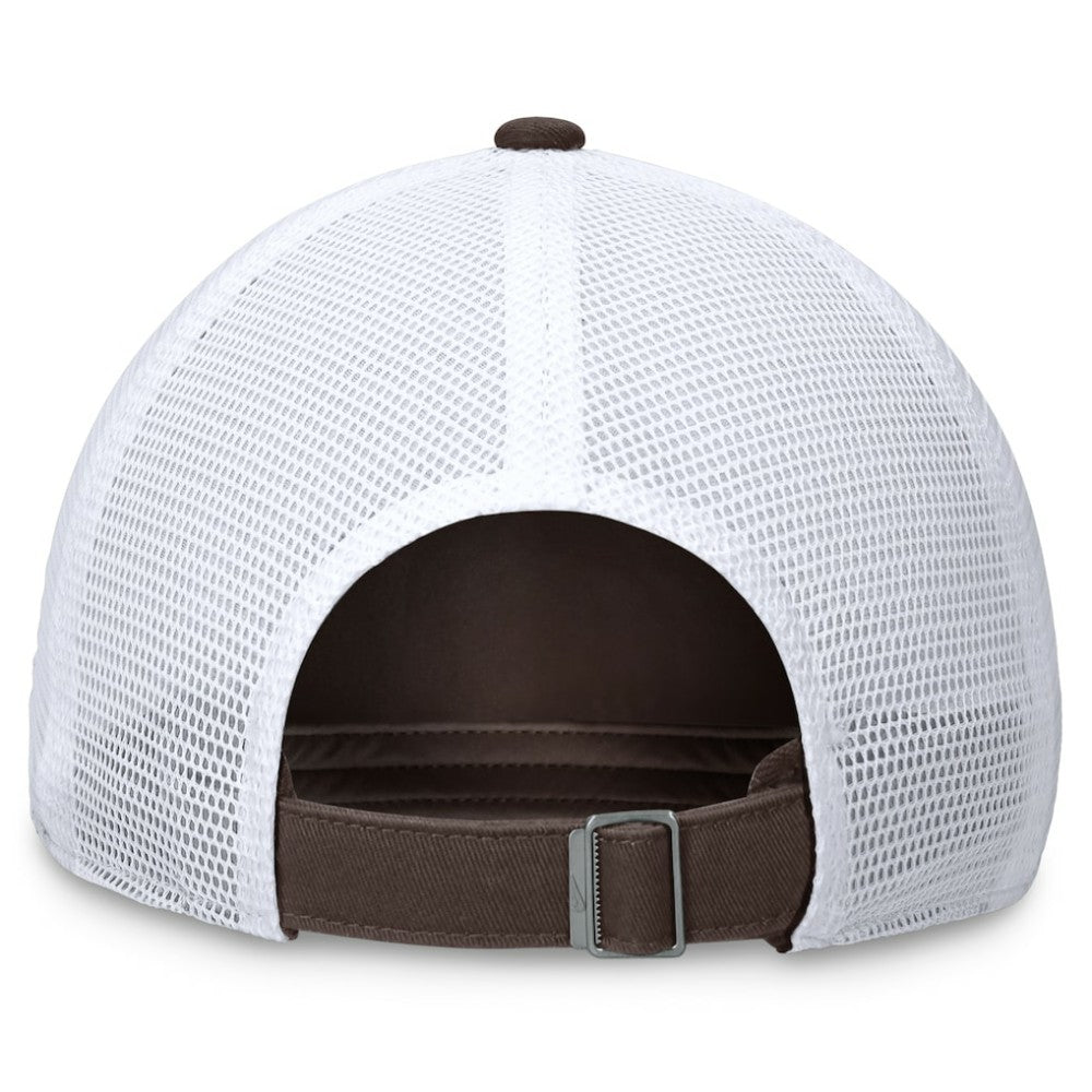 San Diego Padres Wordmark Adjustable Trucker Hat - Brown | Nike