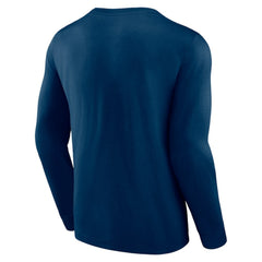 Seattle Kraken Fanatics Strike the Goal Long Sleeve T-Shirt