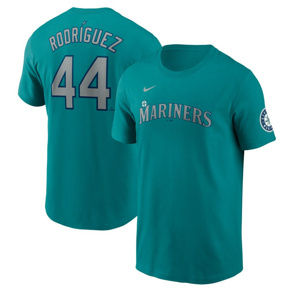 Julio Rodríguez Seattle Mariners Fuse Name & Number Inline T-Shirt - Teal | Nike