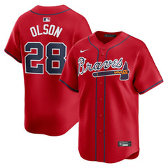 Matt Olson Atlanta Braves Alternate Limited Player Jersey - Red | Nike