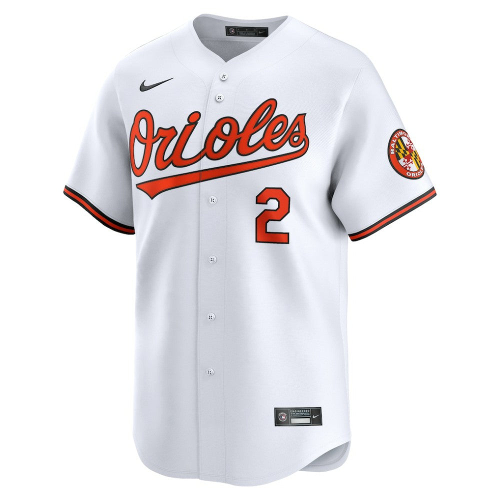 Gunnar Henderson Baltimore Orioles Home Limited Player Jersey - White | Nike