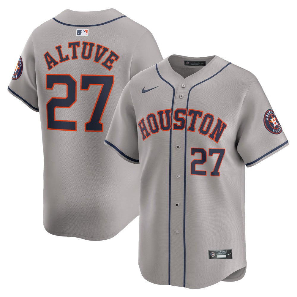 Jose Altuve Houston Astros Away Limited Player Jersey - Gray | Nike