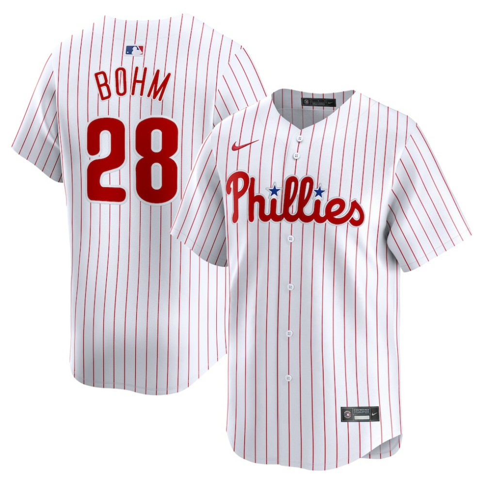 Alec Bohm Philadelphia Phillies Home Limited Player Jersey - White | Nike