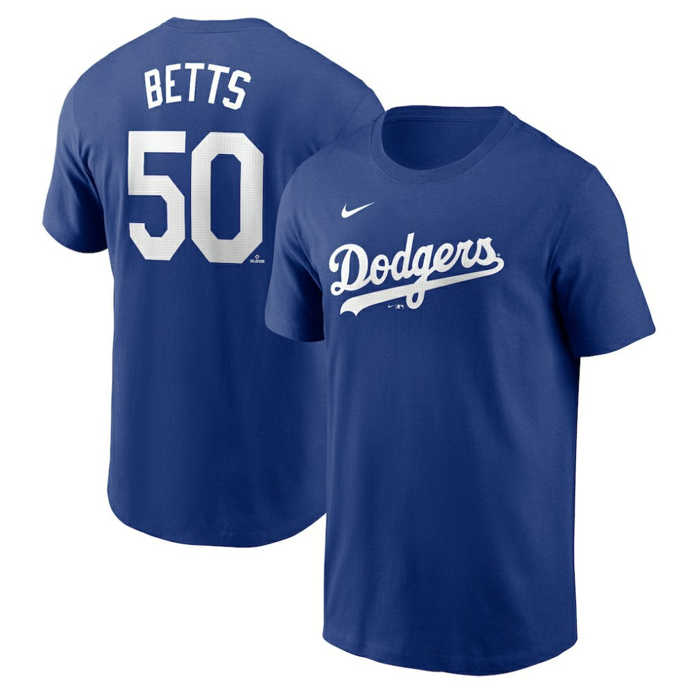 Mookie Betts Los Angeles Dodgers Fuse Name & Number T-Shirt - Royal | Nike