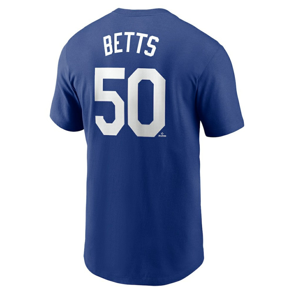 Mookie Betts Los Angeles Dodgers Fuse Name & Number T-Shirt - Royal | Nike
