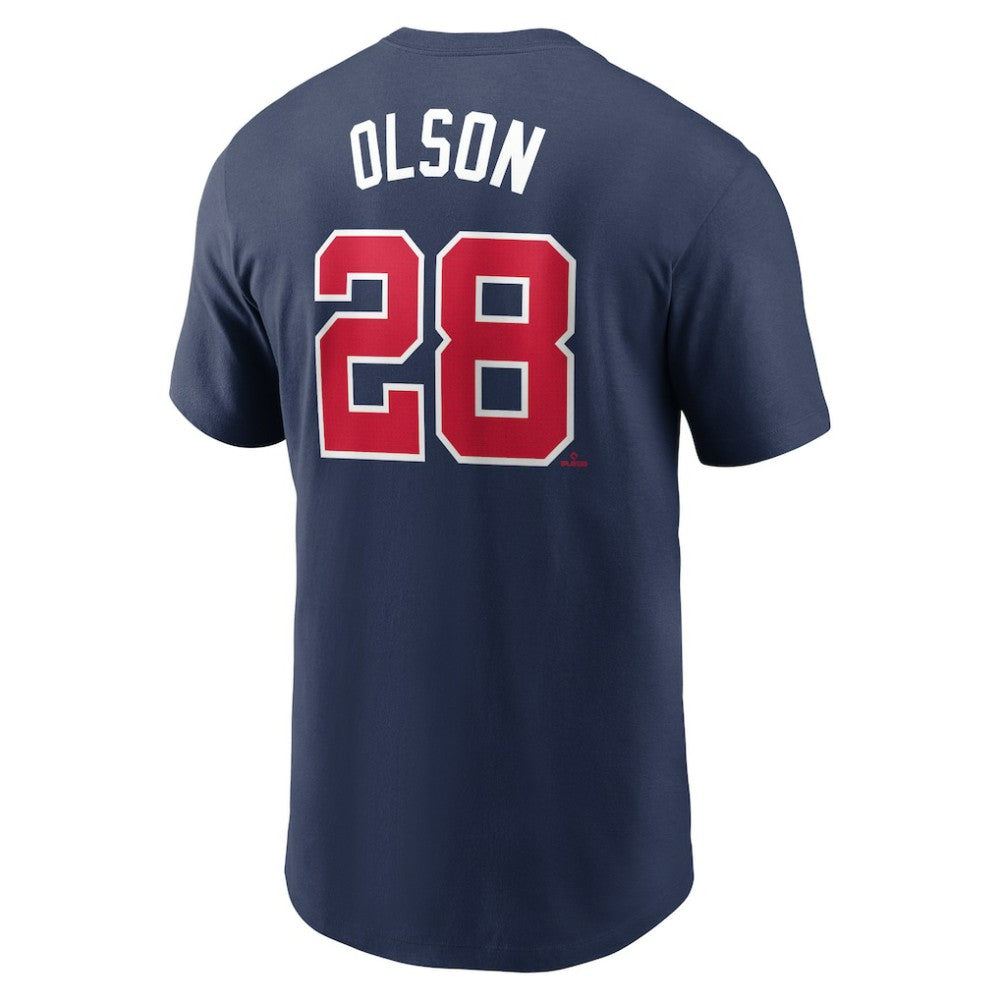 Matt Olson Atlanta Braves Fuse Name & Number T-Shirt - Navy | Nike