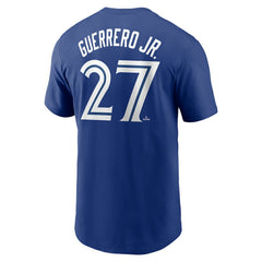 Vladimir Guerrero Jr. Toronto Blue Jays Fuse Name & Number T-Shirt - Royal | Nike