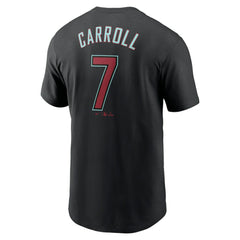 Corbin Carroll Arizona Diamondbacks Fuse Name & Number T-Shirt - Black | Nike