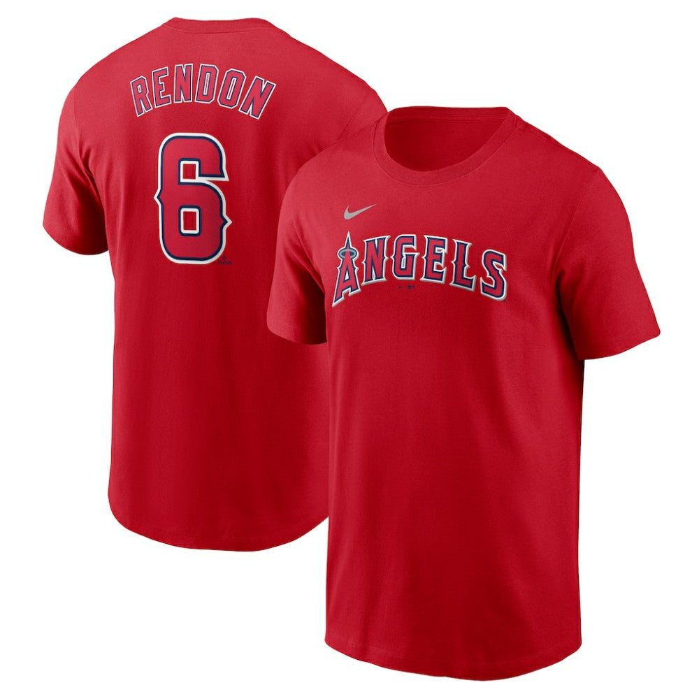 Anthony Rendon Los Angeles Angels Fuse Name & Number T-Shirt - Red | Nike