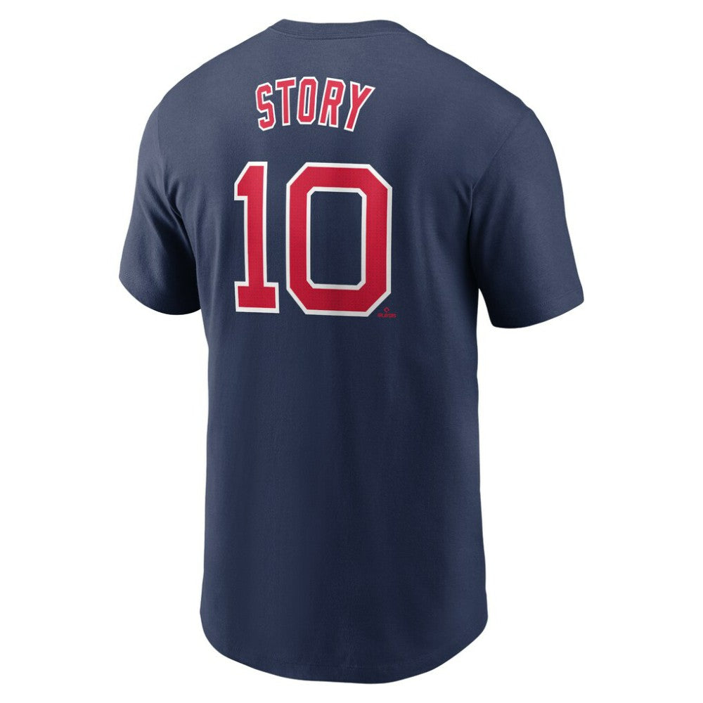 Trevor Story Boston Red Sox Fuse Name & Number T-Shirt - Navy | Nike