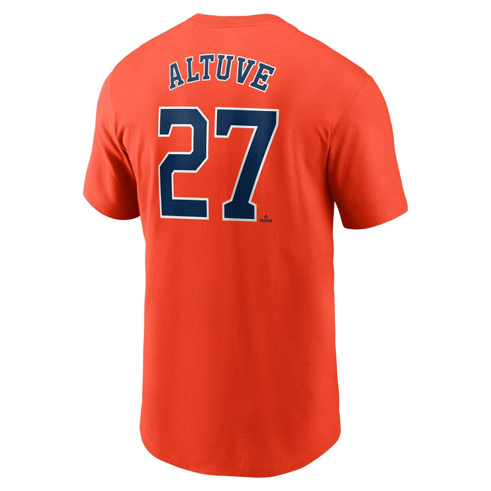 Jose Altuve Houston Astros Fuse Name & Number T-Shirt - Orange | Nike