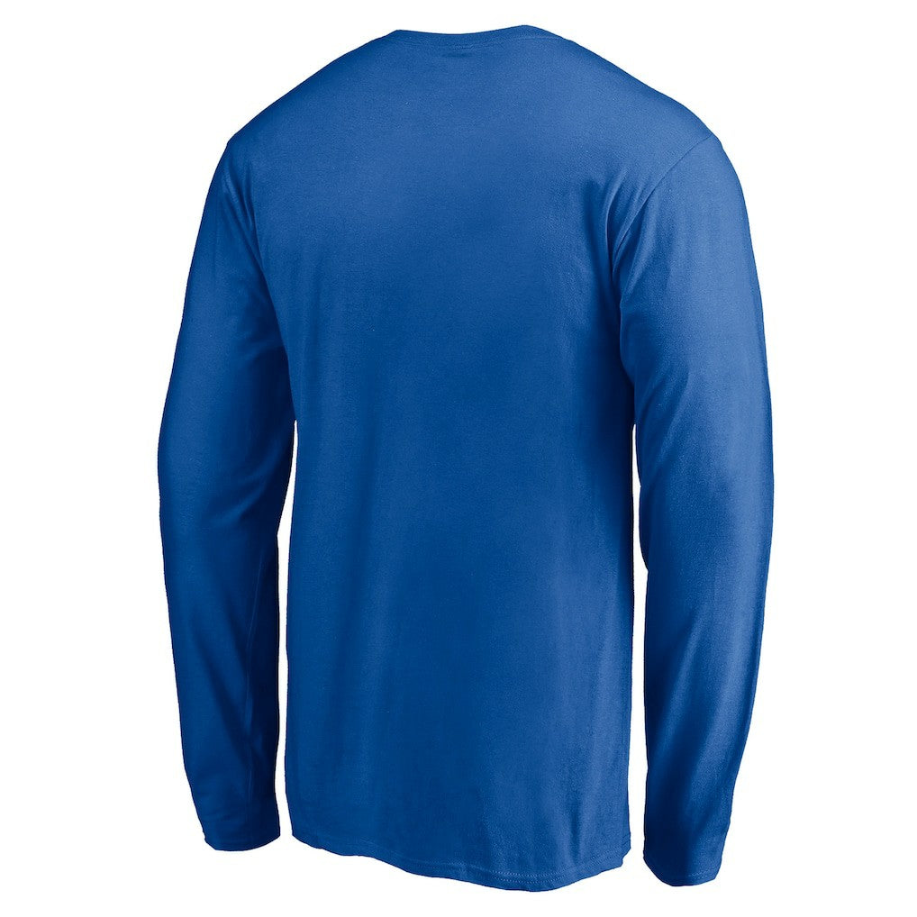New York Knicks Team Arch Knockout Long Sleeve T-Shirt - Blue for sale